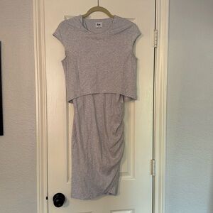 NWOT bae the label nursing/maternity t-shirt dress